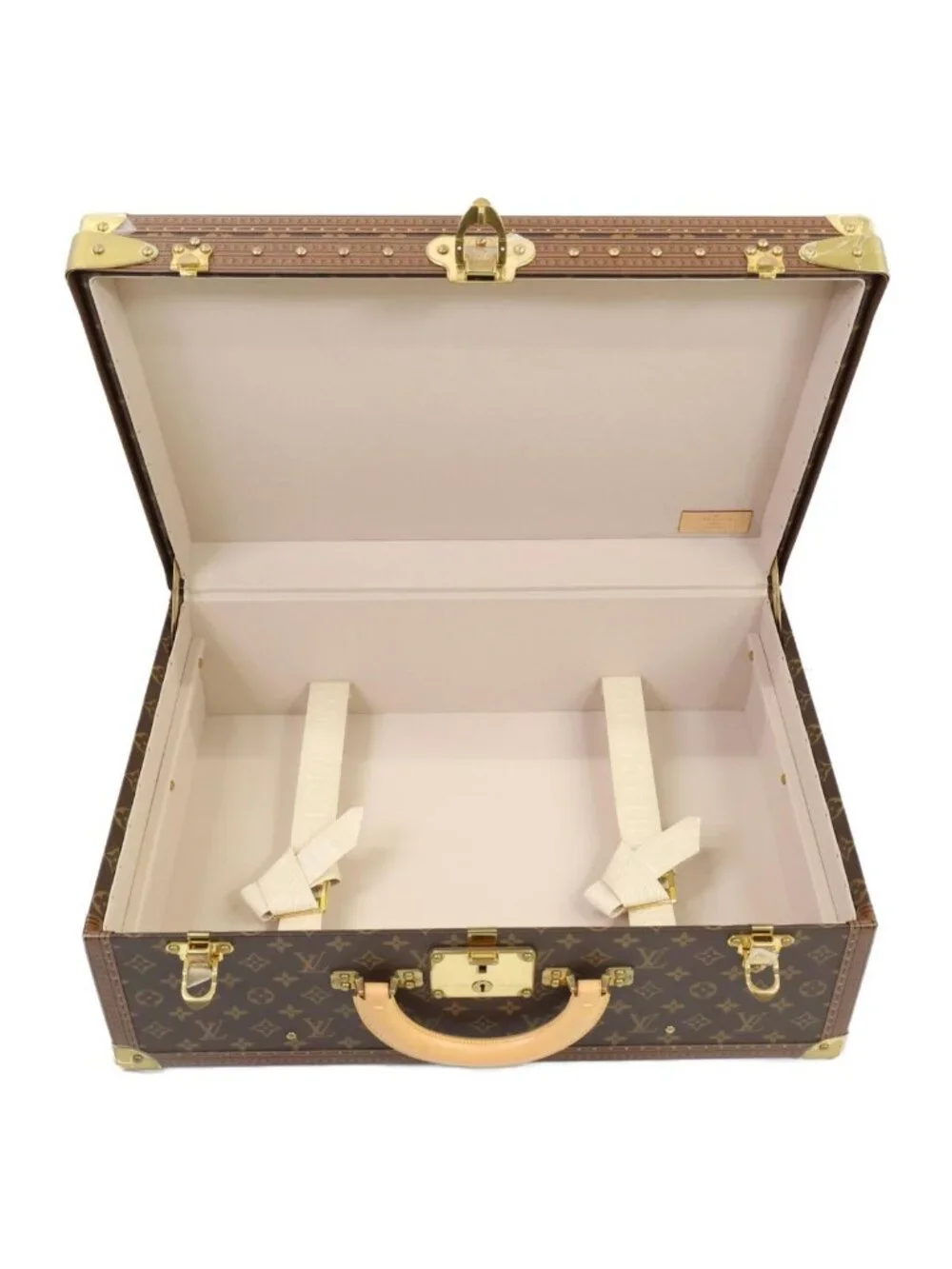 Louis Vuitton Monogram Alzer 55 Trunk Case with Dividers